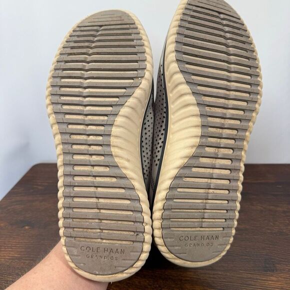 Cole Haan Grand OS Suede Men\'s Casual Shoes C26346 Grey size 9.5 main image 5